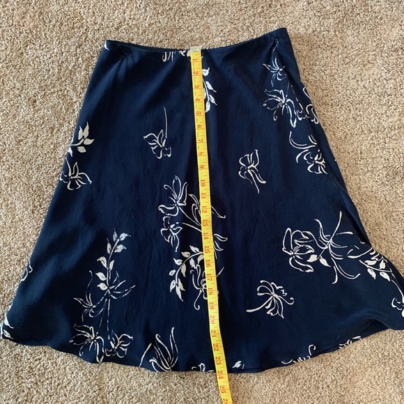Ralph Lauren Petite 100% silk floral print skirt , size P/P. XS/S - Picture 5 of 5